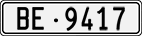 License plate of Switzerland, Cars