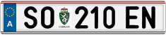 License plate of Austria, Regular plates