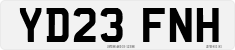 License plate of the United Kingdom, 2001 year system