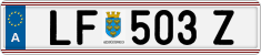 License plate of Austria, Regular plates
