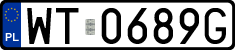 License plates of Poland, Regular car plates