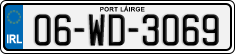 License plate of Ireland, Regular plates