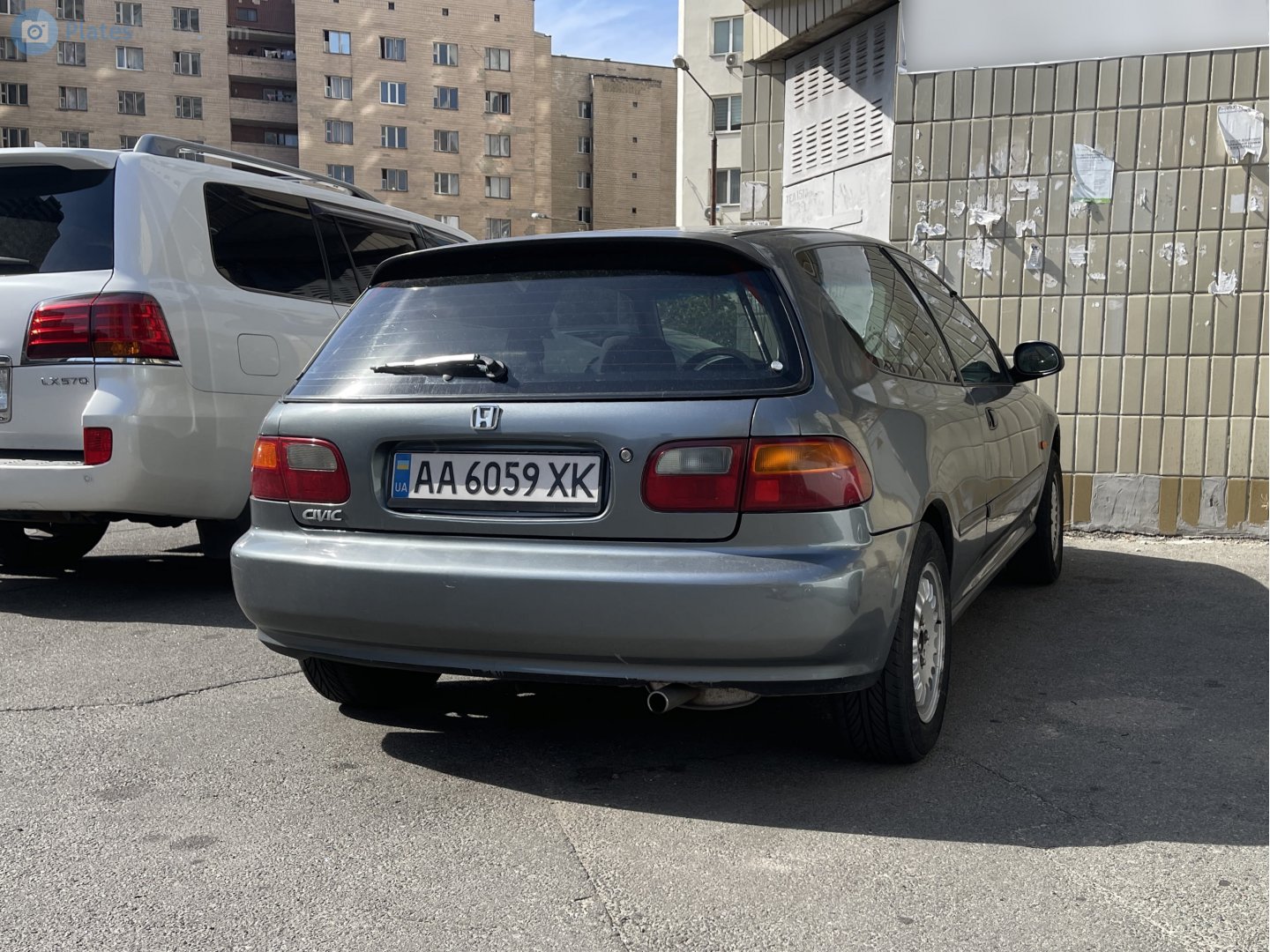AA 6059 XK, Honda Civic 5th gen Hatch (EG/EH), 1991–1995