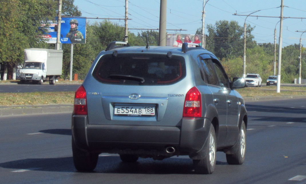 е 554 ав 188, Hyundai Tucson 1st gen (JM), 2004–2010 (–2018 for BR-market)