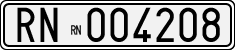 License plate of Italy, Cars (1927 year series)