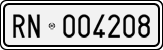 License plate of Italy, Cars (1927 year series)