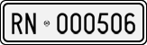License plate of Italy, Cars (1927 year series)