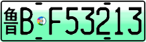 License plate of China, Electric vehicles
