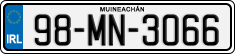 License plate of Ireland, Regular plates