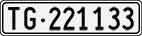 License plate of Switzerland, Cars