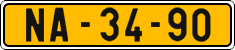 License plate of the Czech Republic, Commercial vehicles (1960)