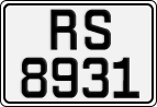 License plate of Norway, Trailers, motorcycles, special vehicles