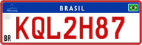 License plate of Brazil, Commercial vehicles (Mercosul)