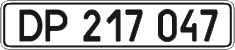 License plate Ukraine, Diplomatic