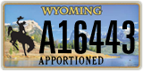 Wyoming, Apportioned (A12345)