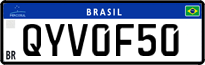 License plate of Brazil, Private owners (Mercosul)