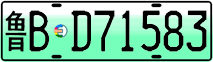 License plate of China, Electric vehicles
