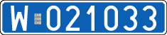 License plates of Poland, Diplomatic