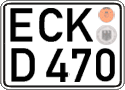 German license plate, Regular plates