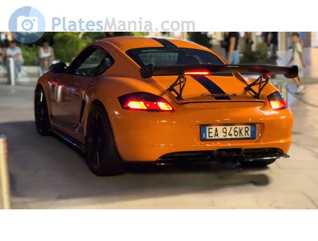 EA 946 KR, Porsche Cayman