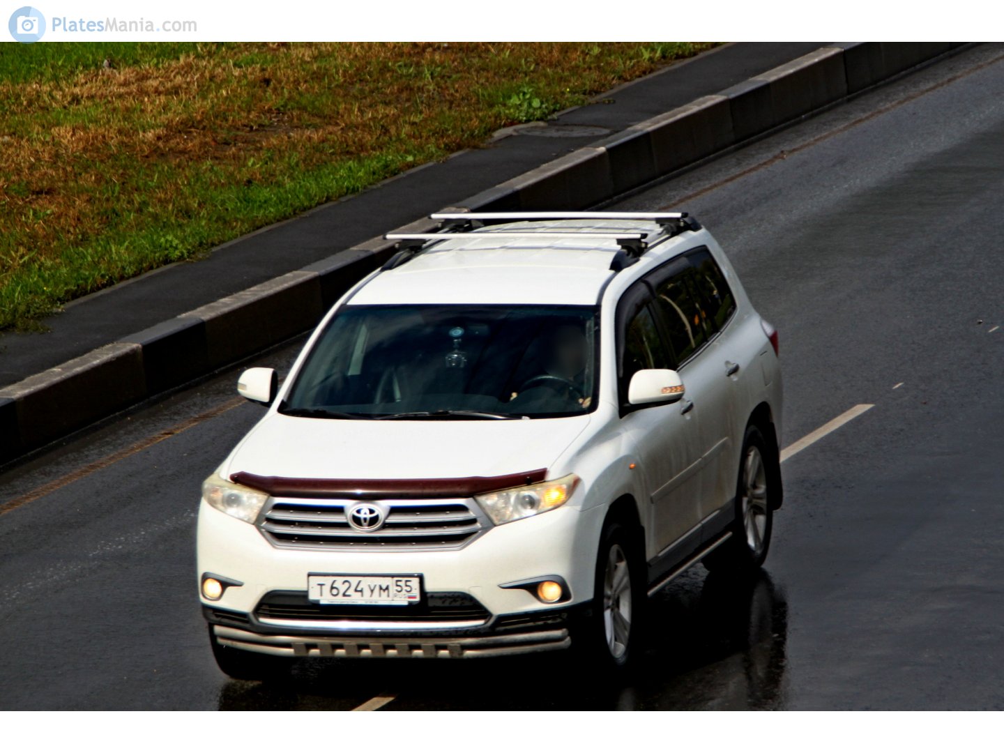 т 624 ум 55, Toyota Highlander 2nd gen (XU40), facelift, 2010–2013