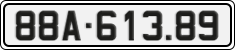 License plate of Vietnam, Cars