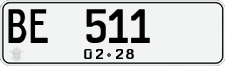 License plate of Indonesia, Regular plates