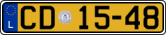 License plate of Luxembourg, Diplomatic