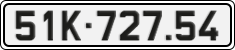 License plate of Vietnam, Cars