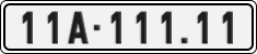 License plate of Vietnam, Cars