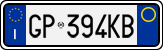 License plate of Italy, Cars (1994 year series)