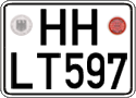German license plate, Regular plates