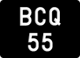 License plate of Malaysia, A(BC) 1(234)