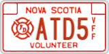 Nova Scotia, Specialty plates (ABC1)