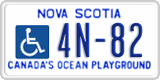 Nova Scotia, Vehicles for disabled persons (1A-23)