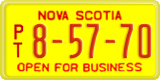 Nova Scotia, Semi trailer (P/T 1-23-45)