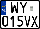 License plates of Poland, Regular car plates