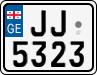 License plate of Georgia, Motorcycles (2014)
