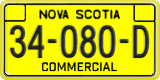 Nova Scotia, Commercial (12-345-D)