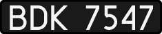 License plates of Poland, 1976 year system