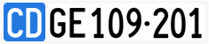 License plate of Switzerland, Diplomatic