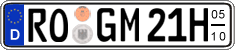 German license plate, Seasonal plates (Oldtimers)