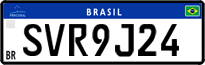 License plate of Brazil, Private owners (Mercosul)