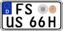 German license plate, Plates for oldtimers (type 