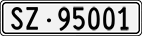 License plate of Switzerland, Cars