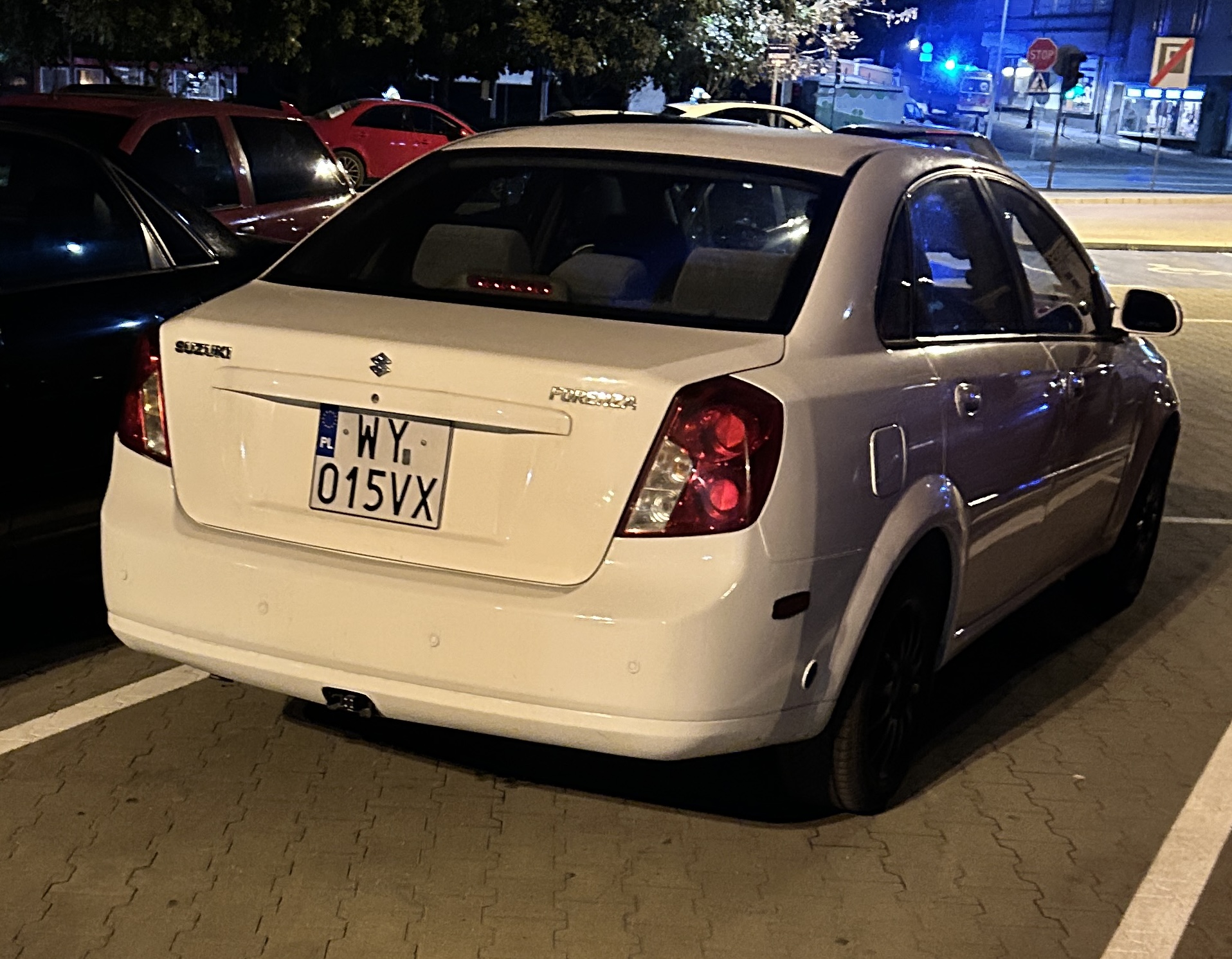 WY 015VX, Suzuki Forenza 1st gen Sedan (J200; NA-market), 2003–2008