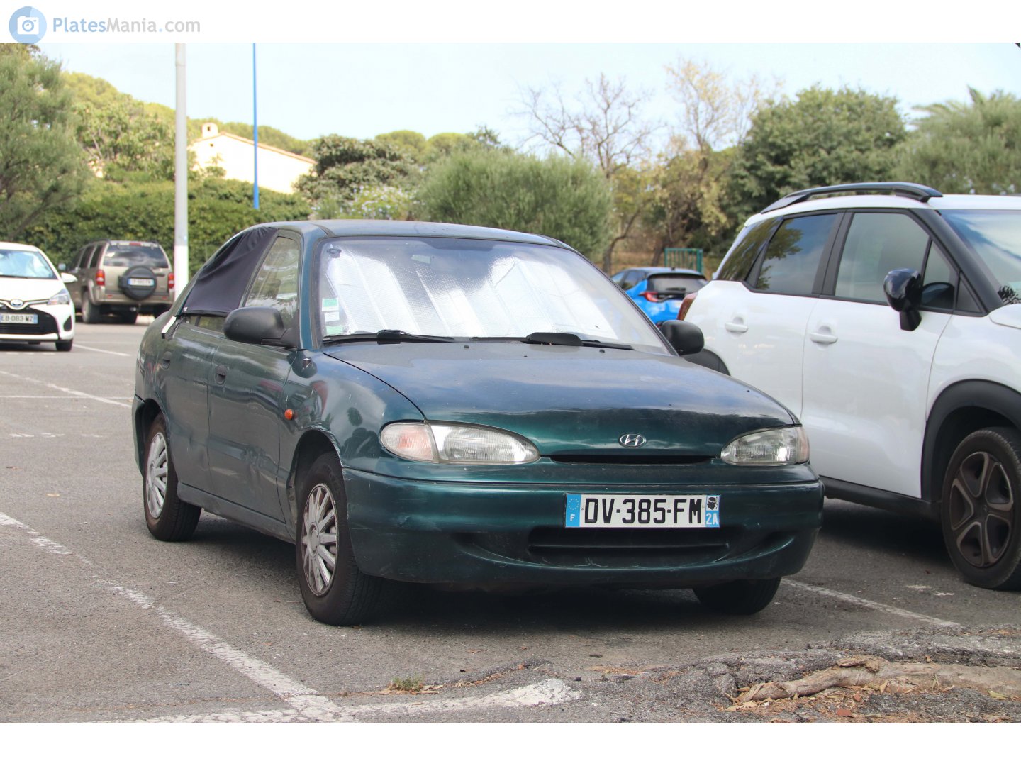 DV-385-FM, Hyundai Pony 5th gen Sedan (X3; FR-market), 1994–2000