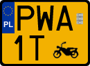 License plates of Poland, Oldtimers