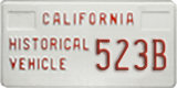 California, Historical (H/V XXXX)