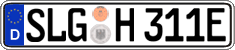German license plate, Electric vehicles